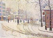 Paul Signac, Le boulevard de Clichy, la neige